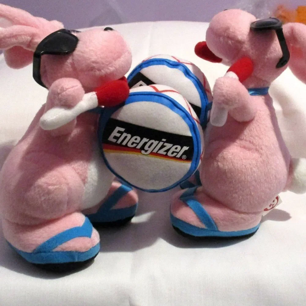 Ty Beanie Baby Energizer Bunny Set of 2